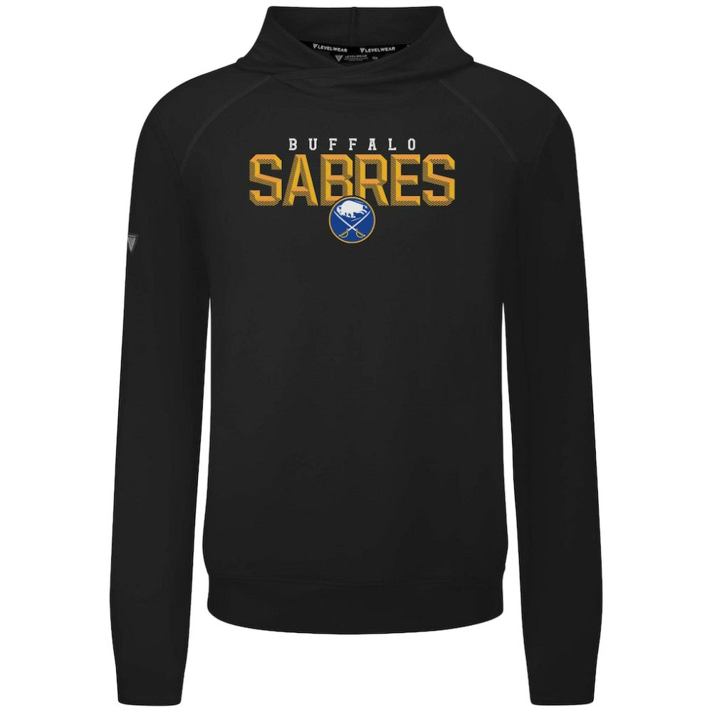 Buffalo Sabres Levelwear Mandate Carve Tri-Blend Pullover Hoodie Outlet