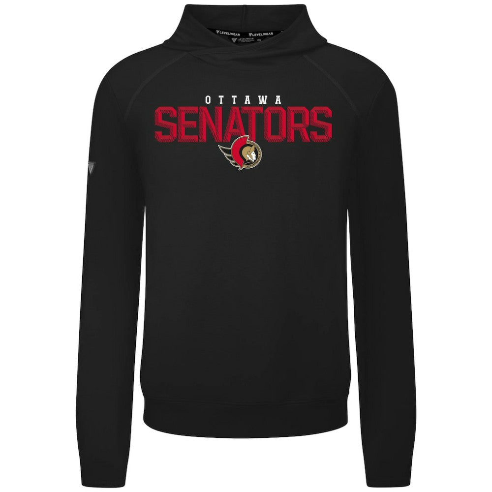 Ottawa Senators Levelwear Mandate Carve Tri-Blend Pullover Hoodie Outlet