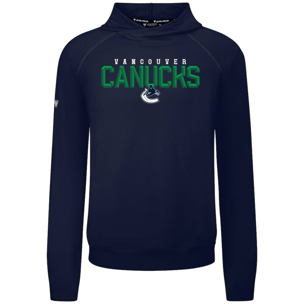 Vancouver Canucks Levelwear Mandate Carve Tri-Blend Pullover Hoodie On Sale