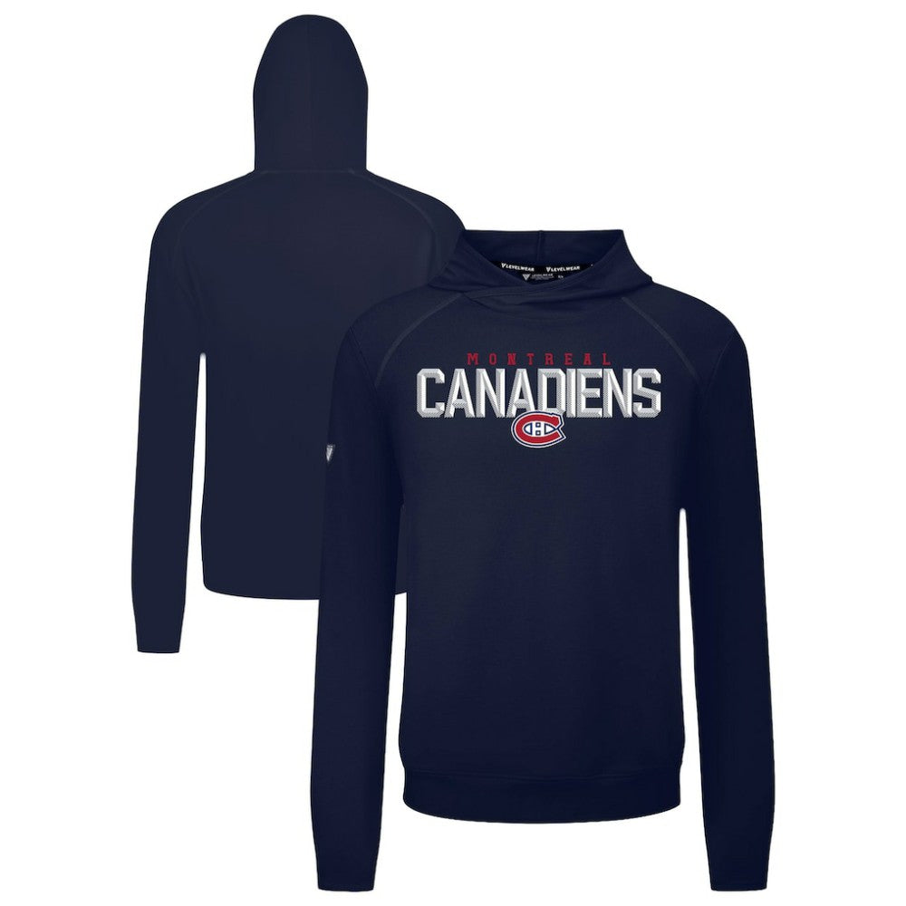 Montreal Canadiens Levelwear Mandate Carve Tri-Blend Pullover Hoodie Discount