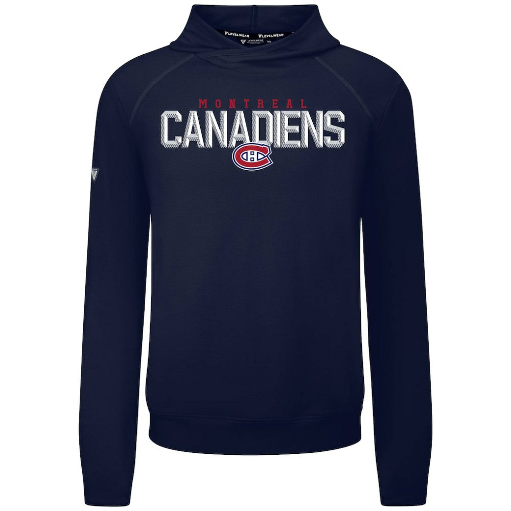 Montreal Canadiens Levelwear Mandate Carve Tri-Blend Pullover Hoodie Discount