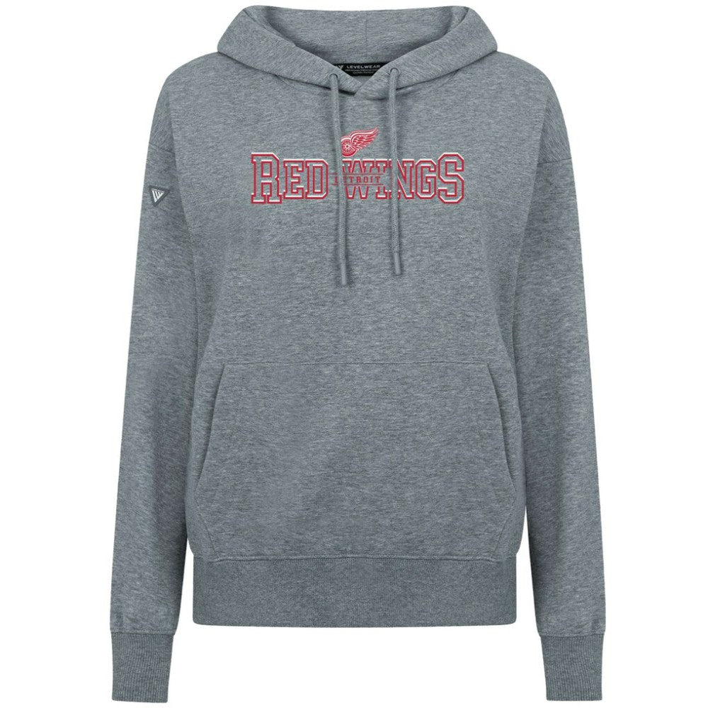 Detroit Red Wings Levelwear Women's Adorn Journey Pullover Hoodie On Sale