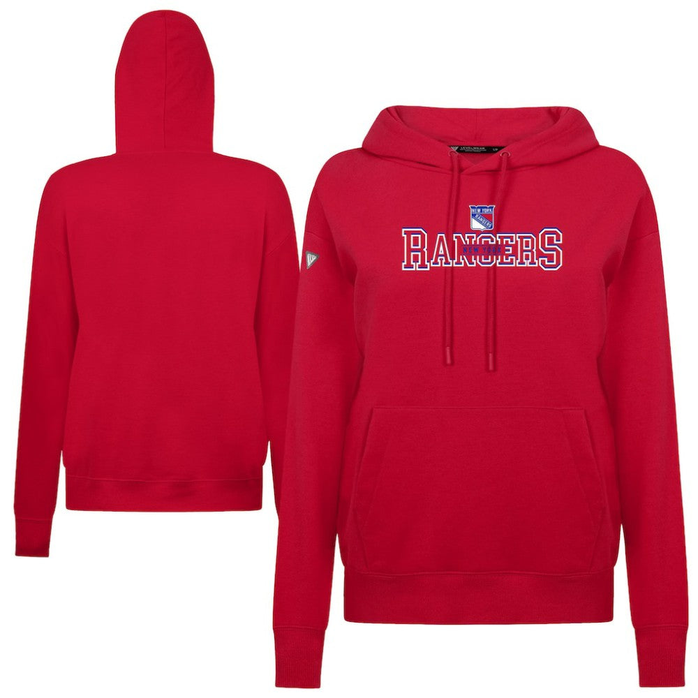 New York Rangers Levelwear Women's Adorn Journey Pullover Hoodie On Sale