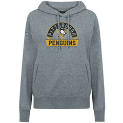 Pittsburgh Penguins Levelwear Women's Adorn Banner Arch Pullover Hoodie On Sale