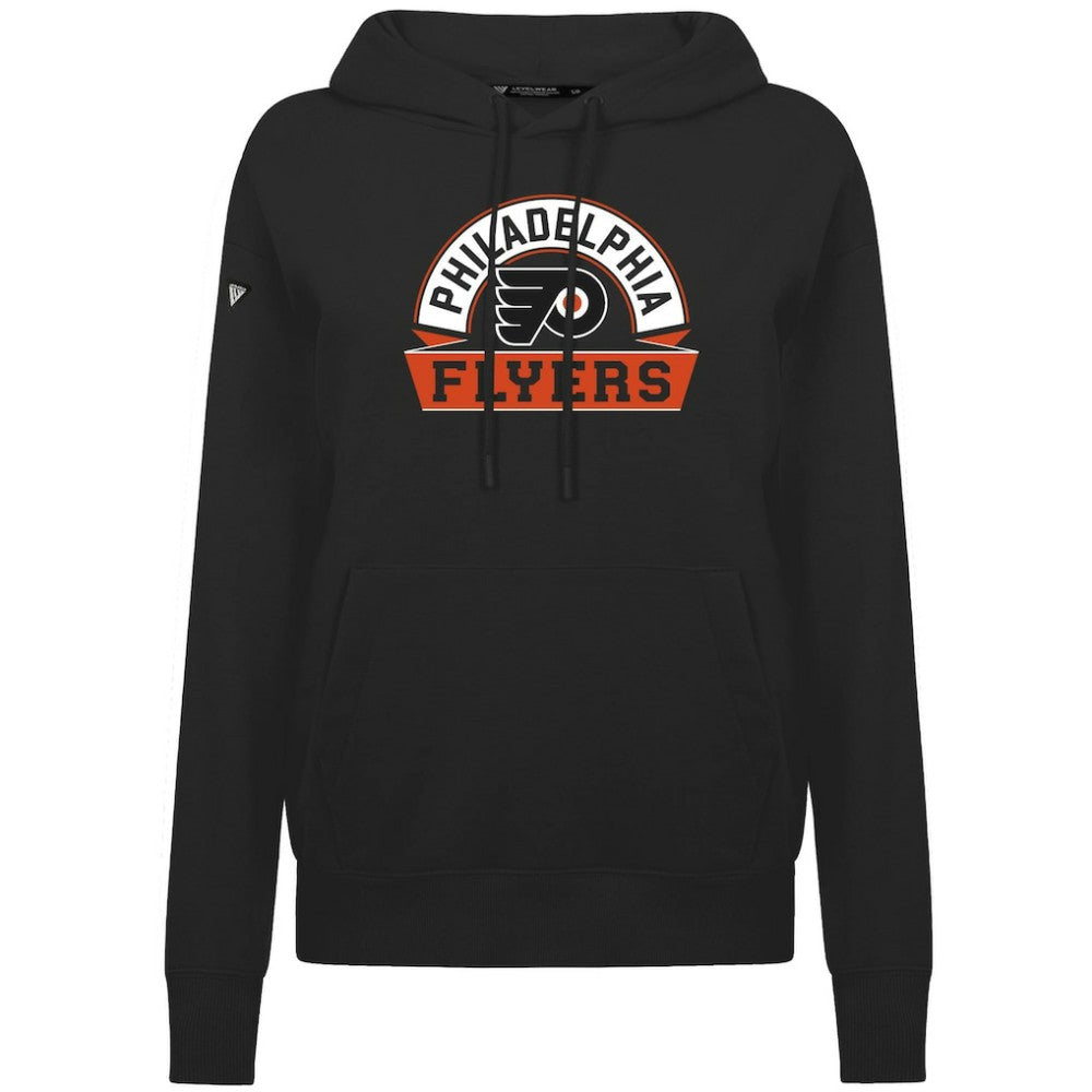 Philadelphia Flyers Levelwear Women's Adorn Banner Arch Pullover Hoodie Discount