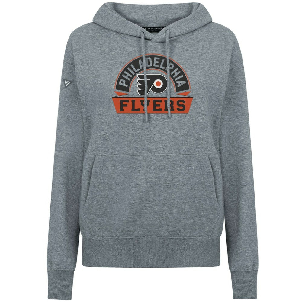 Philadelphia Flyers Levelwear Women's Adorn Banner Arch Pullover Hoodie For Sale
