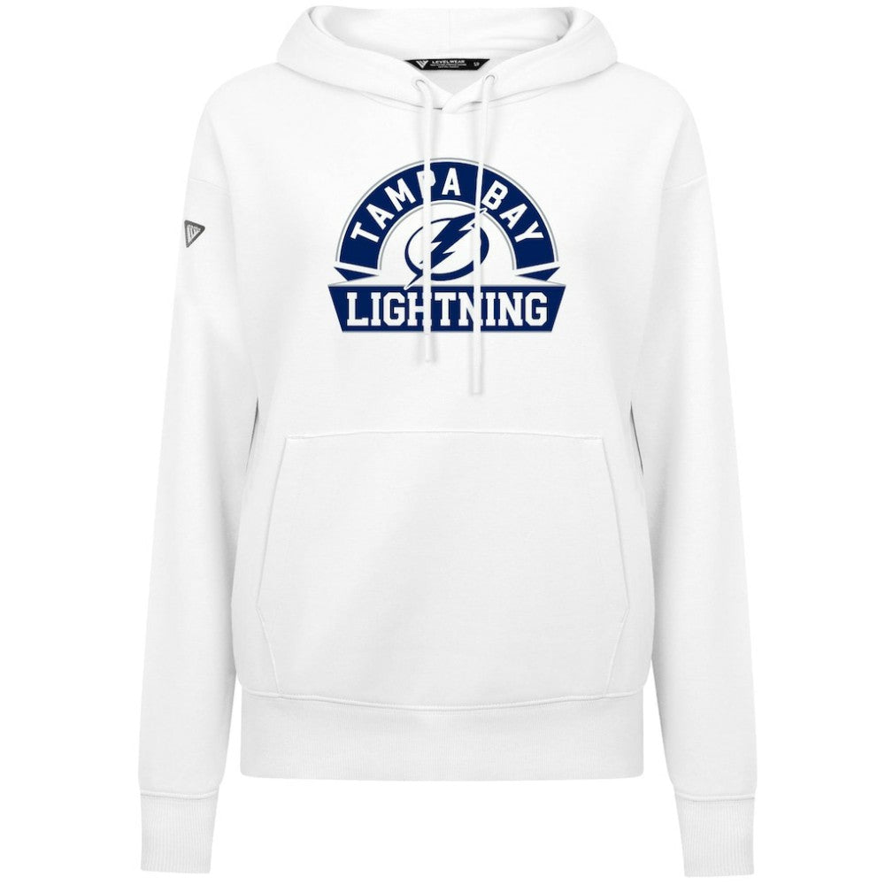 Tampa Bay Lightning Levelwear Women's Adorn Banner Arch Pullover Hoodie Sale