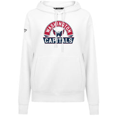 Washington Capitals Levelwear Women's Adorn Banner Arch Pullover Hoodie Sale