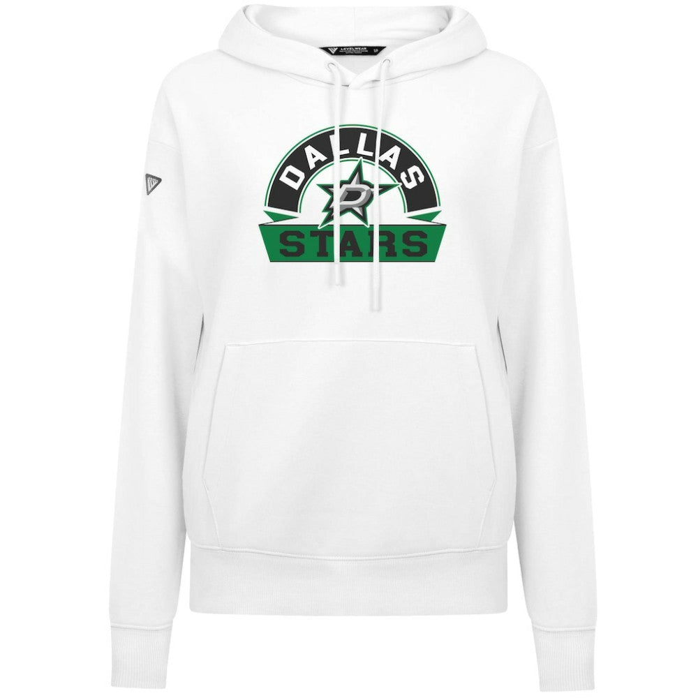 Dallas Stars Levelwear Women's Adorn Banner Arch Pullover Hoodie For Sale