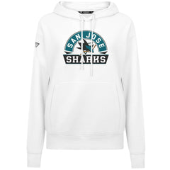 San Jose Sharks Levelwear Women's Adorn Banner Arch Pullover Hoodie Outlet