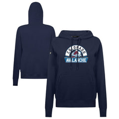 Colorado Avalanche Levelwear Women's Adorn Banner Arch Pullover Hoodie On Sale