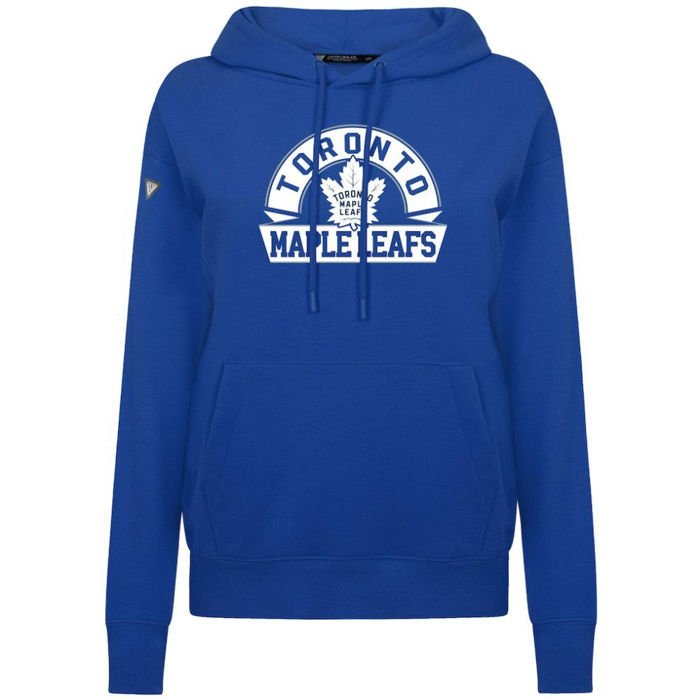 Toronto Maple Leafs Levelwear Women's Adorn Banner Arch Pullover Hoodie Sale