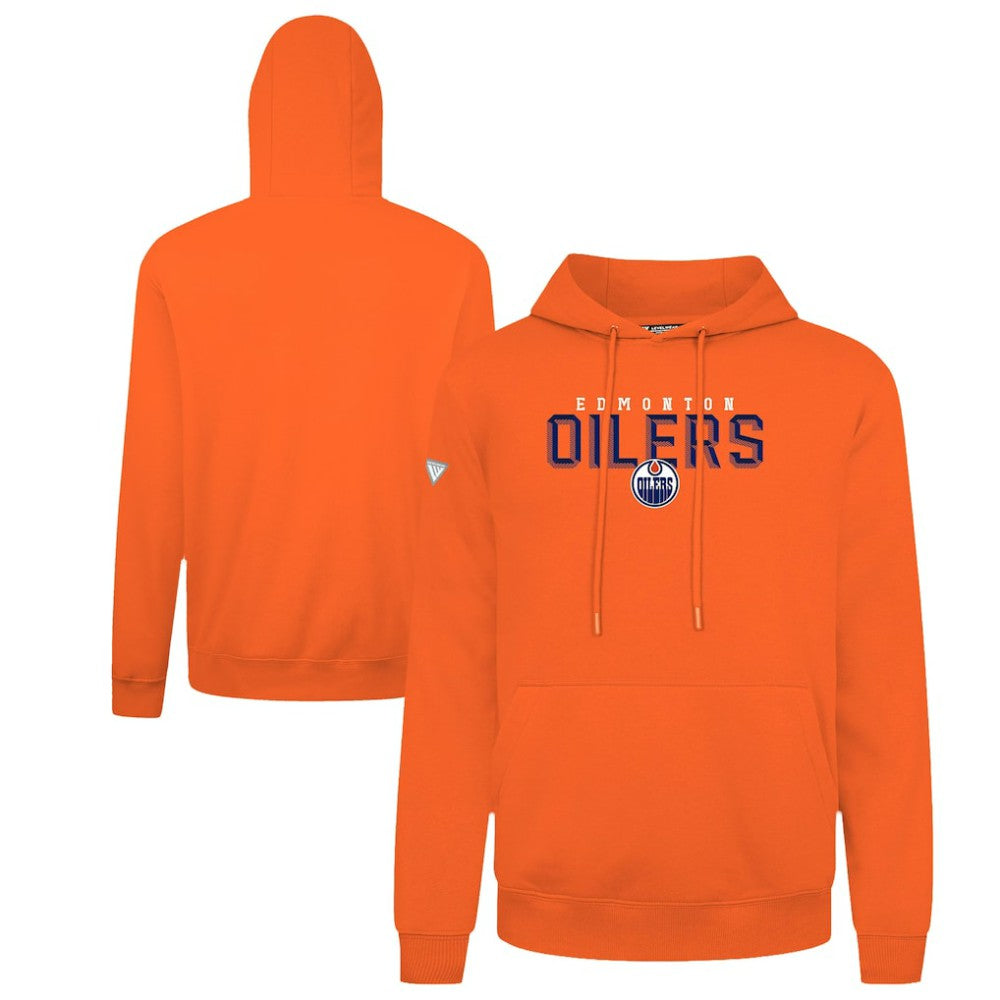 Edmonton Oilers Levelwear Podium Carve Pullover Hoodie On Sale