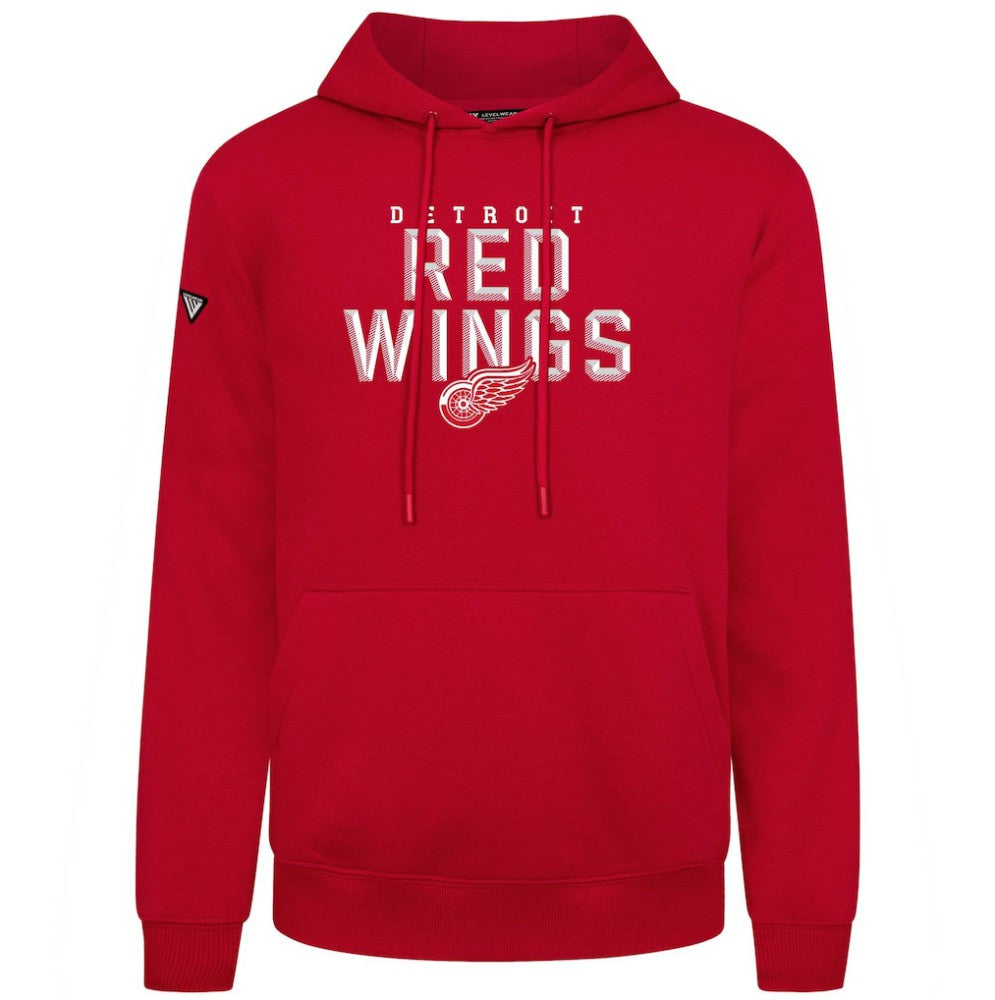 Detroit Red Wings Levelwear Podium Carve Pullover Hoodie Outlet