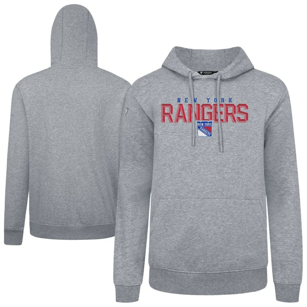 New York Rangers Levelwear Podium Carve Pullover Hoodie Outlet