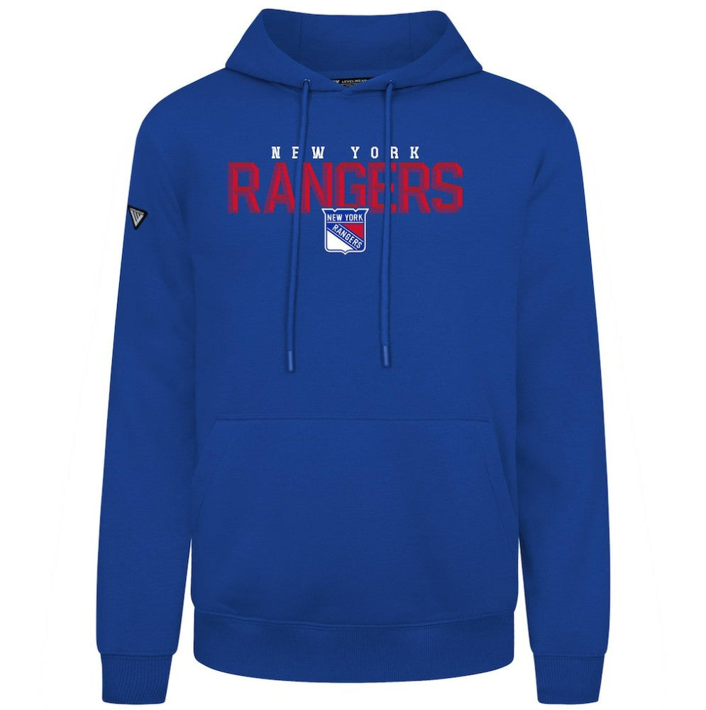 New York Rangers Levelwear Podium Carve Pullover Hoodie Discount