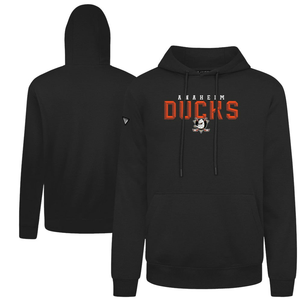 Anaheim Ducks Levelwear Podium Carve Pullover Hoodie For Sale