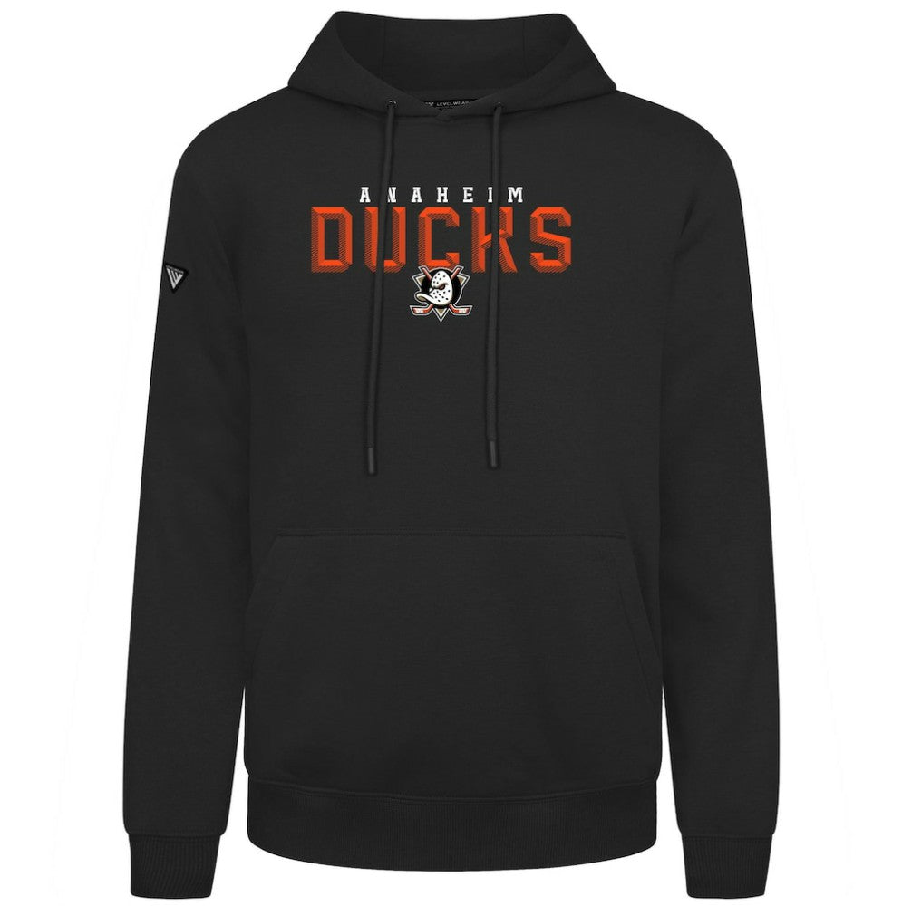 Anaheim Ducks Levelwear Podium Carve Pullover Hoodie For Sale