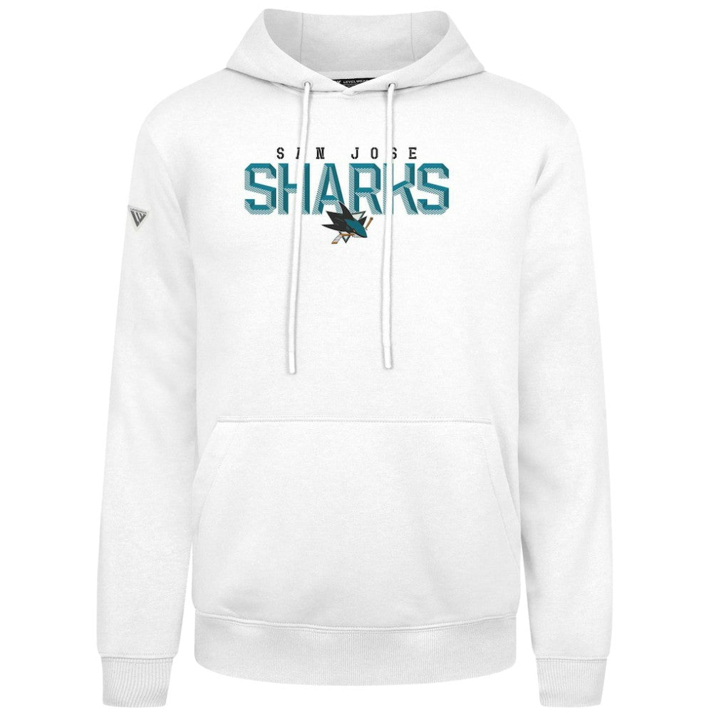San Jose Sharks Levelwear Podium Carve Pullover Hoodie On Sale