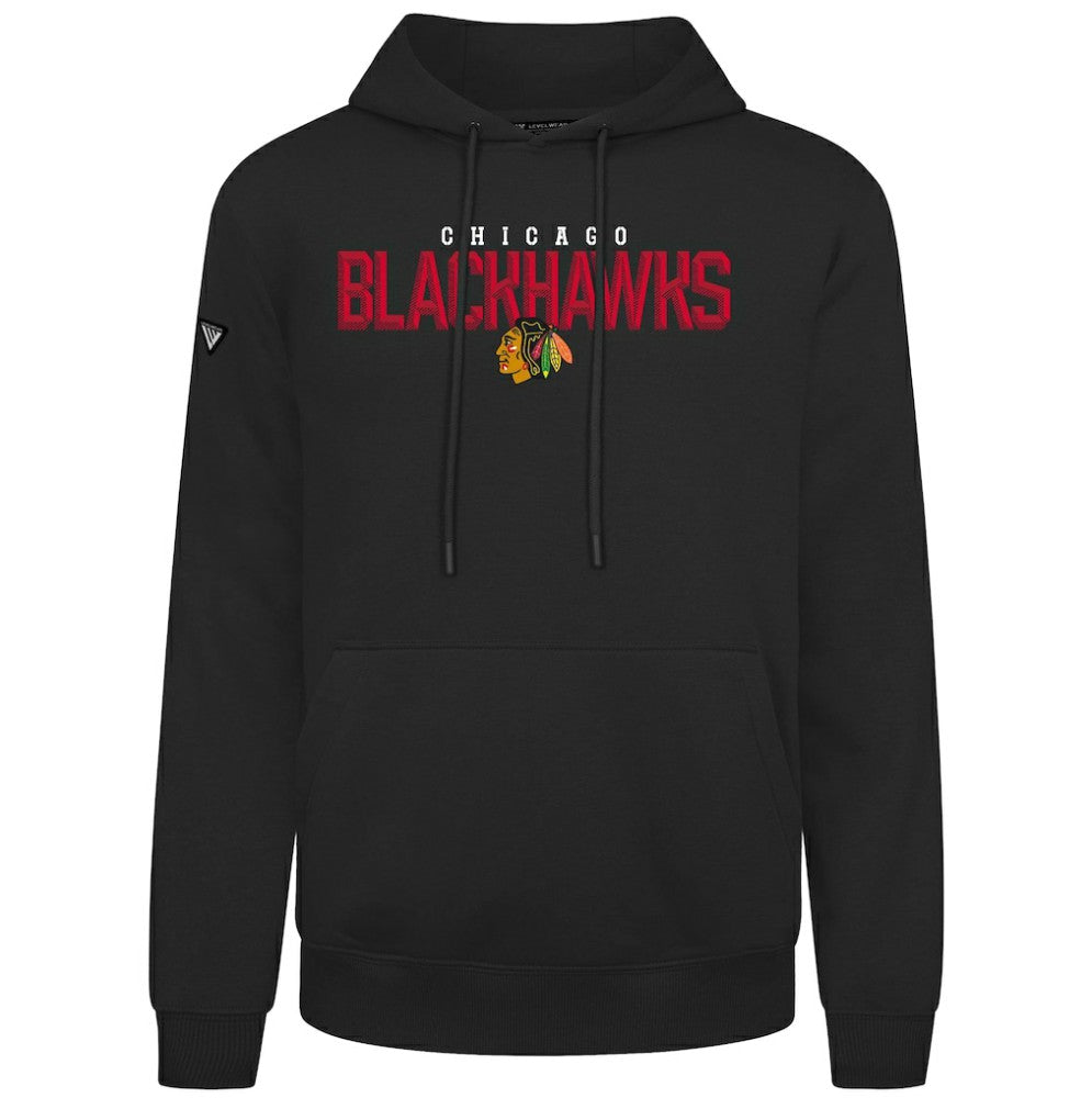 Chicago Blackhawks Levelwear Podium Carve Pullover Hoodie Discount