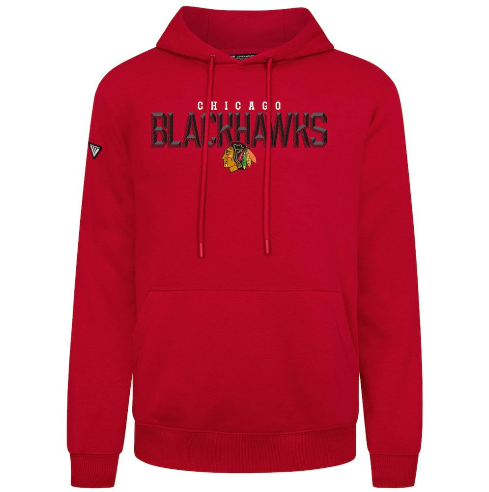 Chicago Blackhawks Levelwear Podium Carve Pullover Hoodie Online