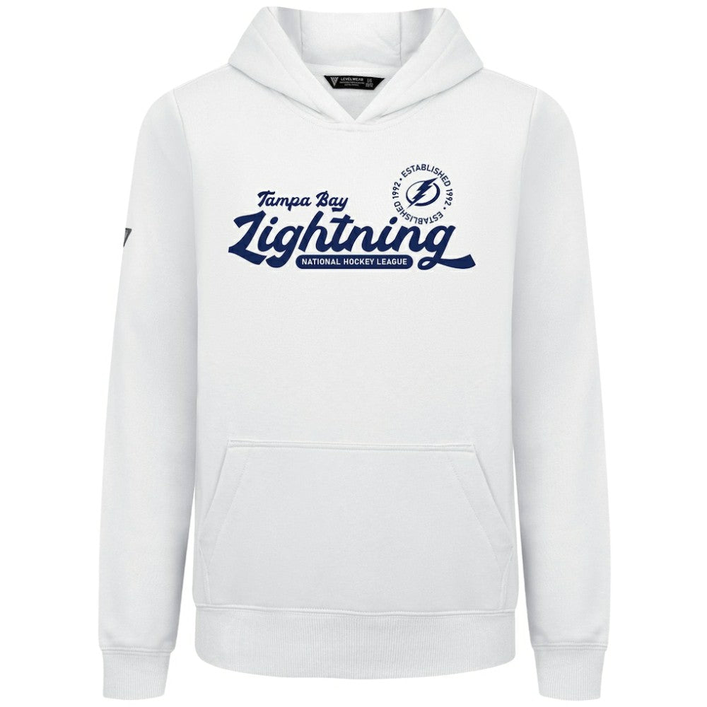 Tampa Bay Lightning Levelwear Youth Podium Monument Pullover Hoodie Discount