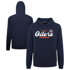 Edmonton Oilers Levelwear Youth Podium Monument Pullover Hoodie Discount