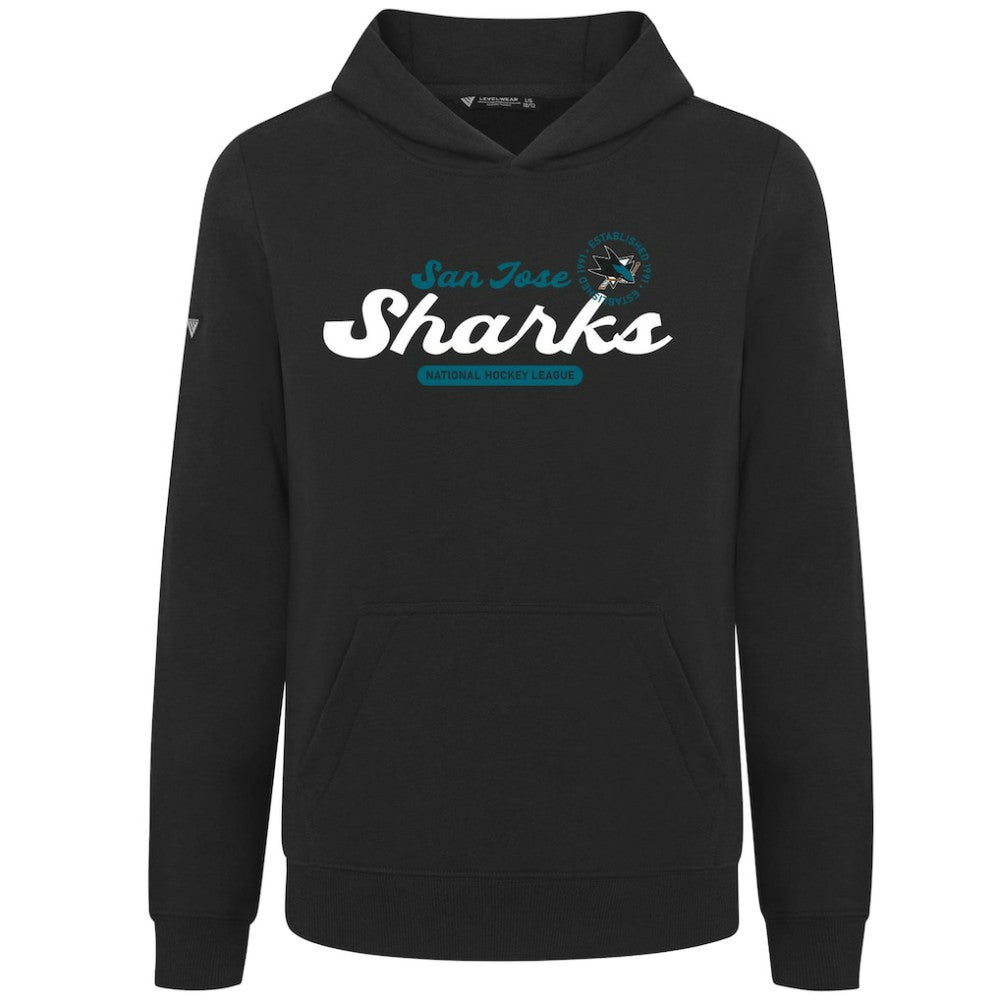 San Jose Sharks Levelwear Youth Podium Monument Pullover Hoodie Online
