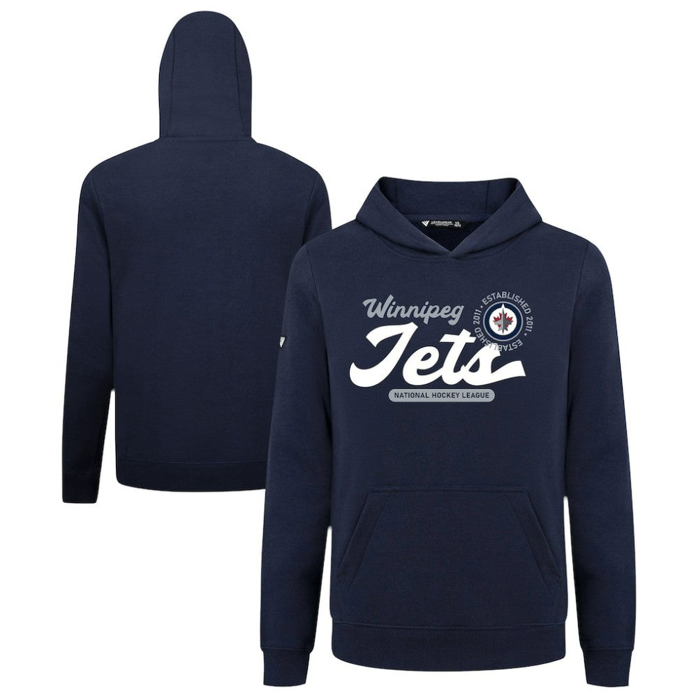 Winnipeg Jets Levelwear Youth Podium Monument Pullover Hoodie On Sale
