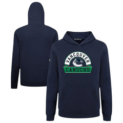 Vancouver Canucks Levelwear Youth Podium Banner Arch Pullover Hoodie For Sale