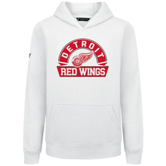 Detroit Red Wings Levelwear Youth Podium Banner Arch Pullover Hoodie Online