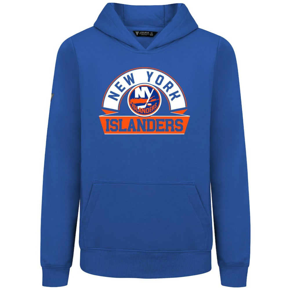 New York Islanders Levelwear Youth Podium Banner Arch Pullover Hoodie Sale