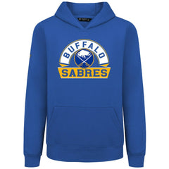 Buffalo Sabres Levelwear Youth Podium Banner Arch Pullover Hoodie Online