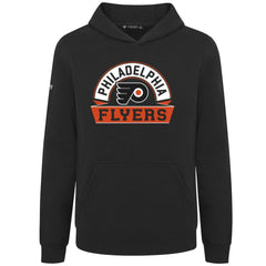 Philadelphia Flyers Levelwear Youth Podium Banner Arch Pullover Hoodie On Sale