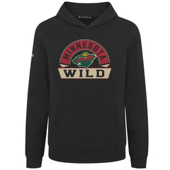 Minnesota Wild Levelwear Youth Podium Banner Arch Pullover Hoodie For Sale