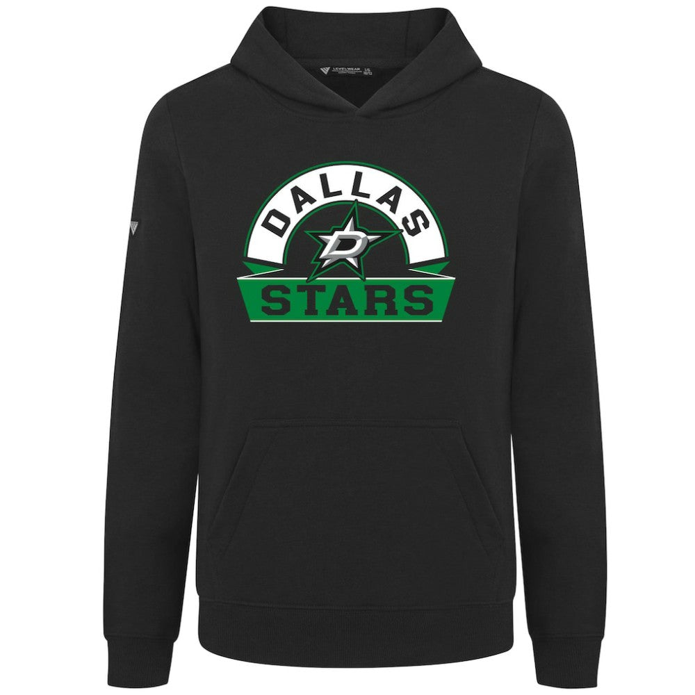 Dallas Stars Levelwear Youth Podium Banner Arch Pullover Hoodie Outlet