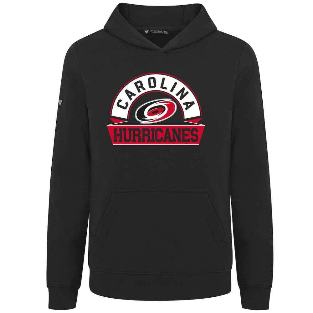 Carolina Hurricanes Levelwear Youth Podium Banner Arch Pullover Hoodie Discount