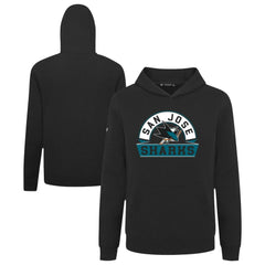 San Jose Sharks Levelwear Youth Podium Banner Arch Pullover Hoodie Sale