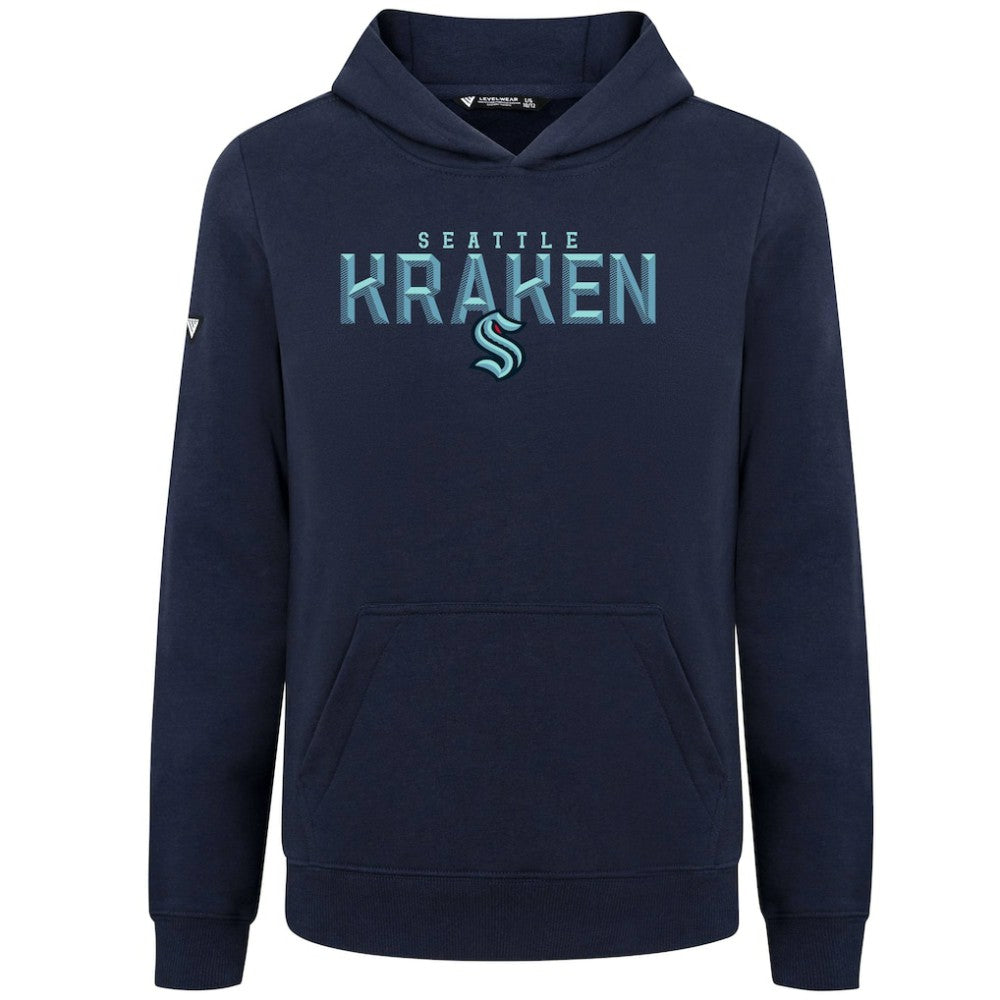 Seattle Kraken Levelwear Youth Podium Carve Pullover Hoodie Online