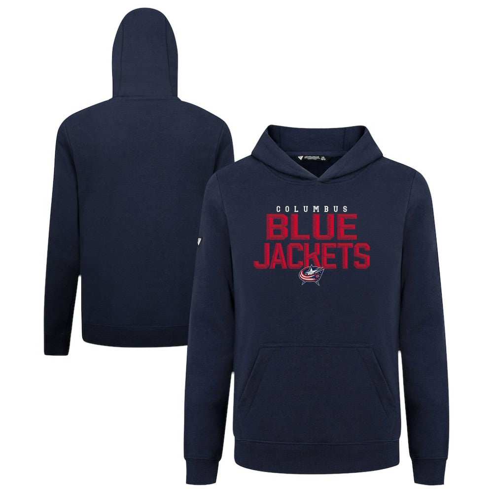 Columbus Blue Jackets Levelwear Youth Podium Carve Pullover Hoodie Outlet
