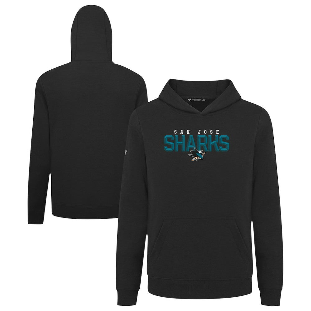 San Jose Sharks Levelwear Youth Podium Carve Pullover Hoodie On Sale