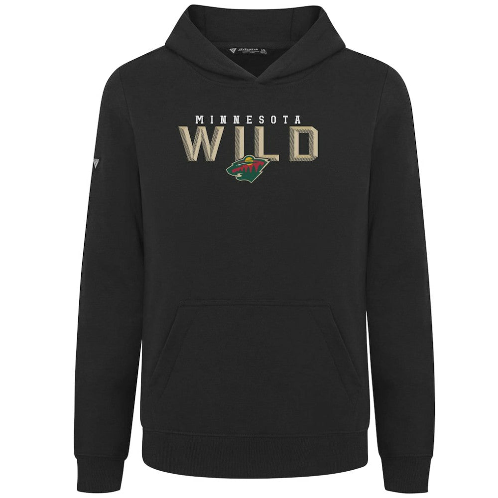 Minnesota Wild Levelwear Youth Podium Carve Pullover Hoodie For Sale