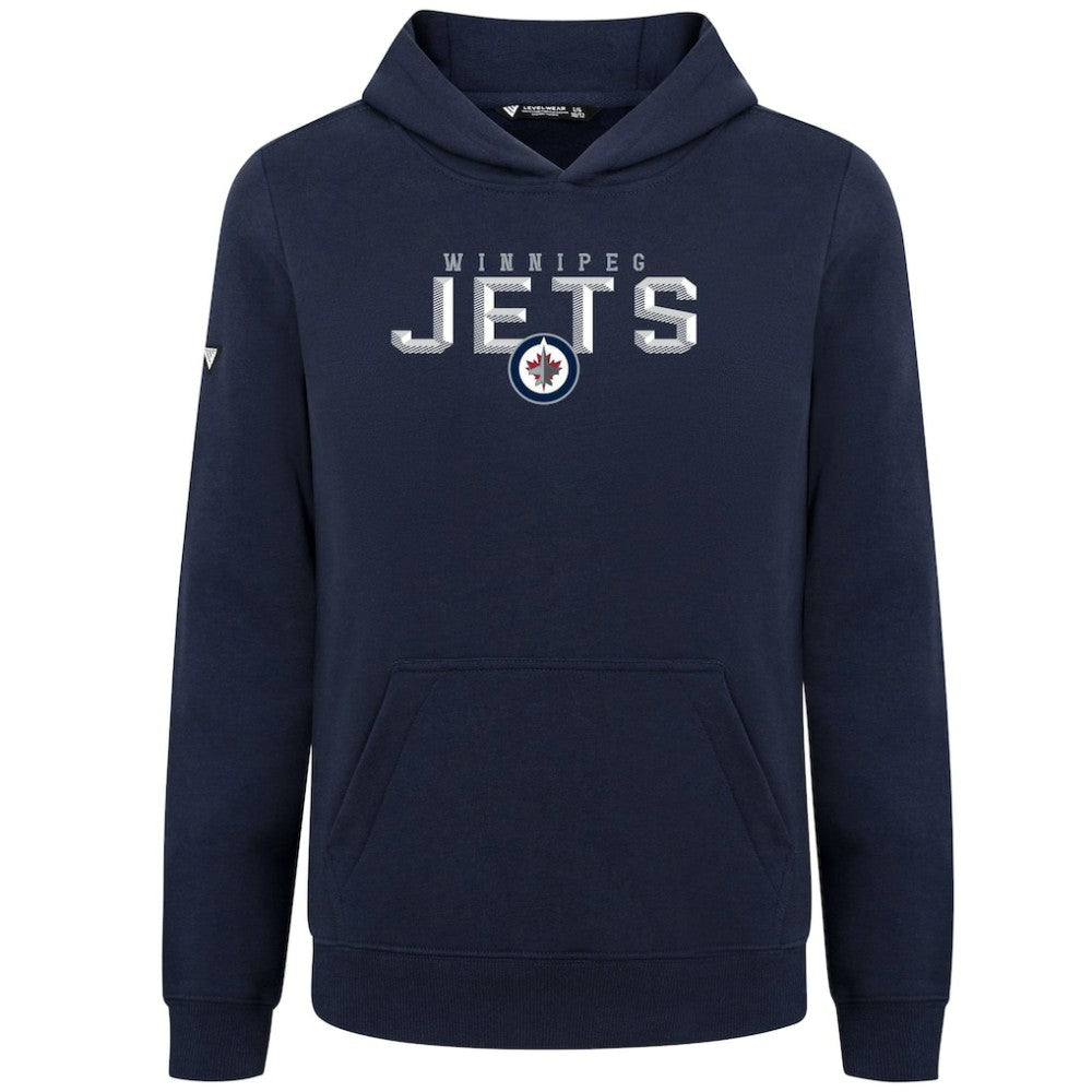 Winnipeg Jets Levelwear Youth Podium Carve Pullover Hoodie Online