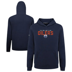 Edmonton Oilers Levelwear Youth Podium Carve Pullover Hoodie Discount