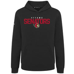 Ottawa Senators Levelwear Youth Podium Carve Pullover Hoodie On Sale