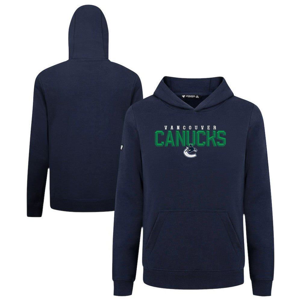 Vancouver Canucks Levelwear Youth Podium Carve Pullover Hoodie Discount
