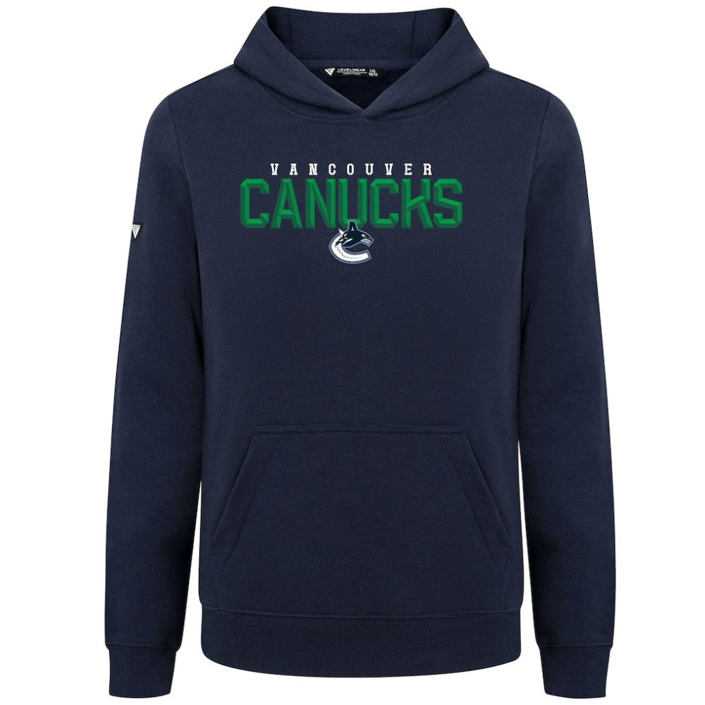 Vancouver Canucks Levelwear Youth Podium Carve Pullover Hoodie Discount