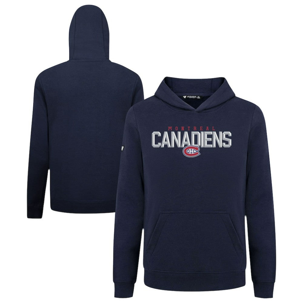 Montreal Canadiens Levelwear Youth Podium Carve Pullover Hoodie On Sale