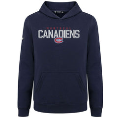 Montreal Canadiens Levelwear Youth Podium Carve Pullover Hoodie On Sale