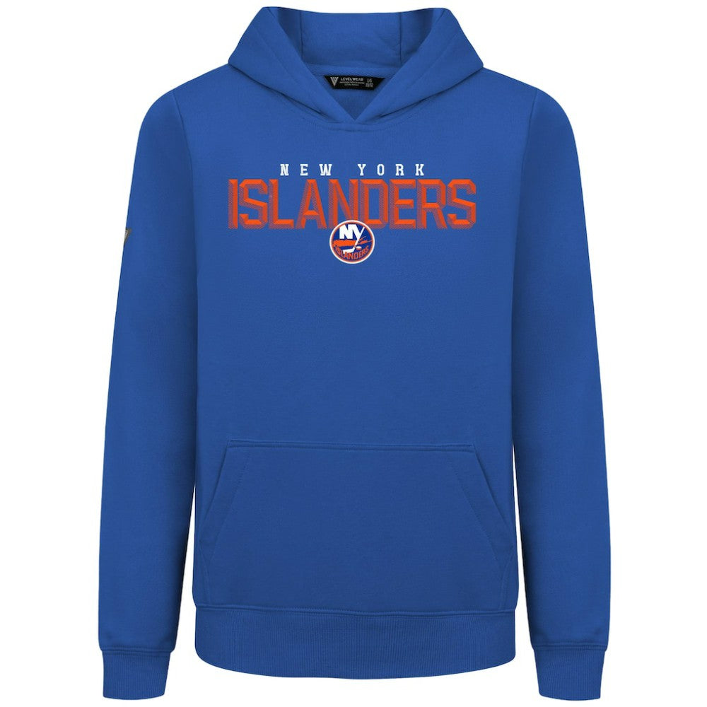 New York Islanders Levelwear Youth Podium Carve Pullover Hoodie Online